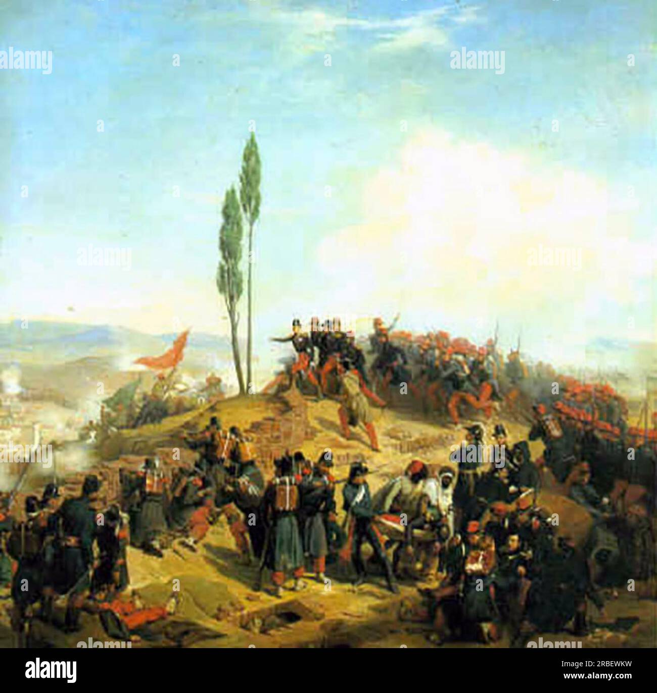 Siège de constantin 1865 par Léon Bazile Perrault Banque D'Images