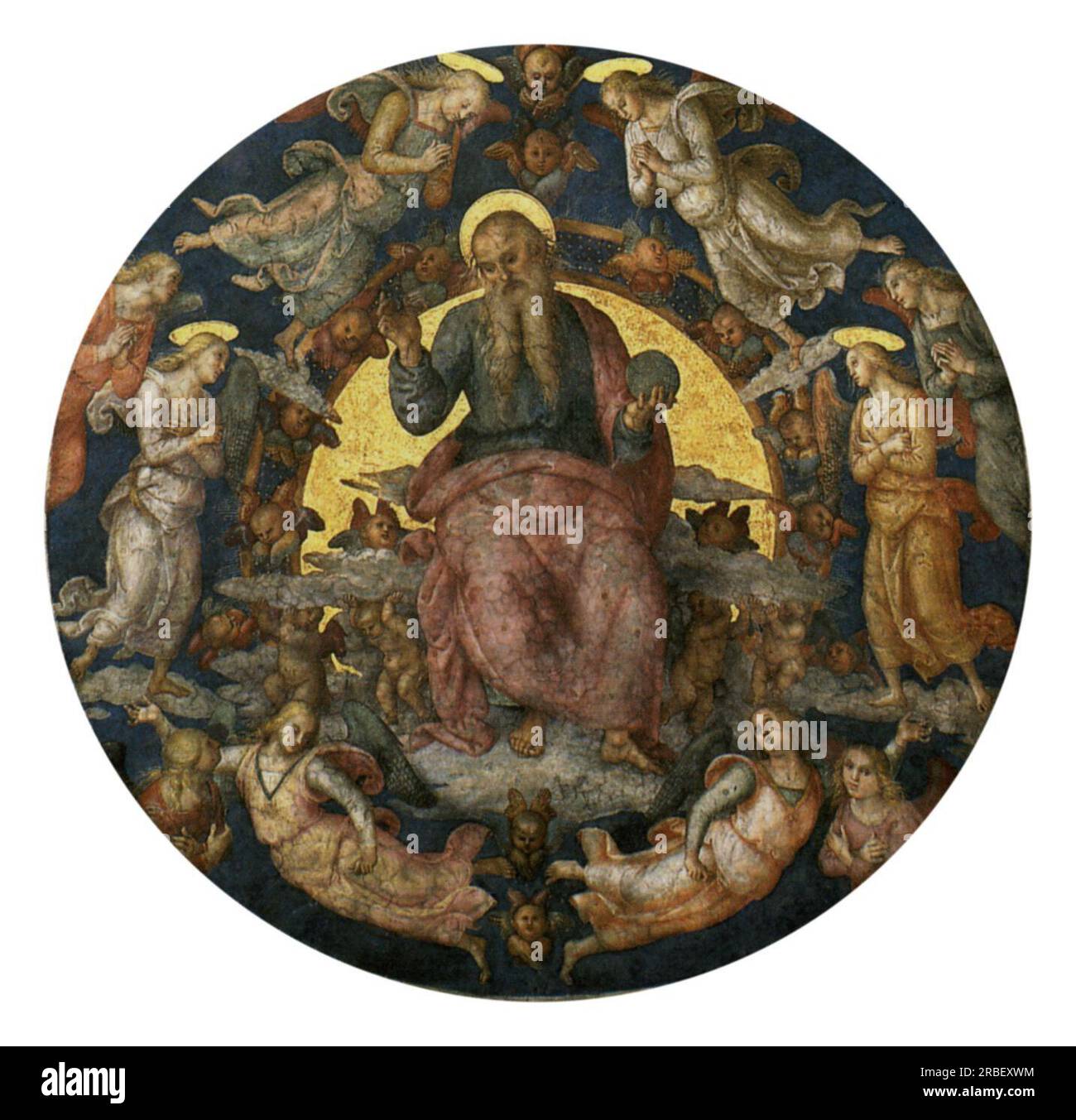 Chambre Torre Borgia 1508 de Pietro Perugino Banque D'Images