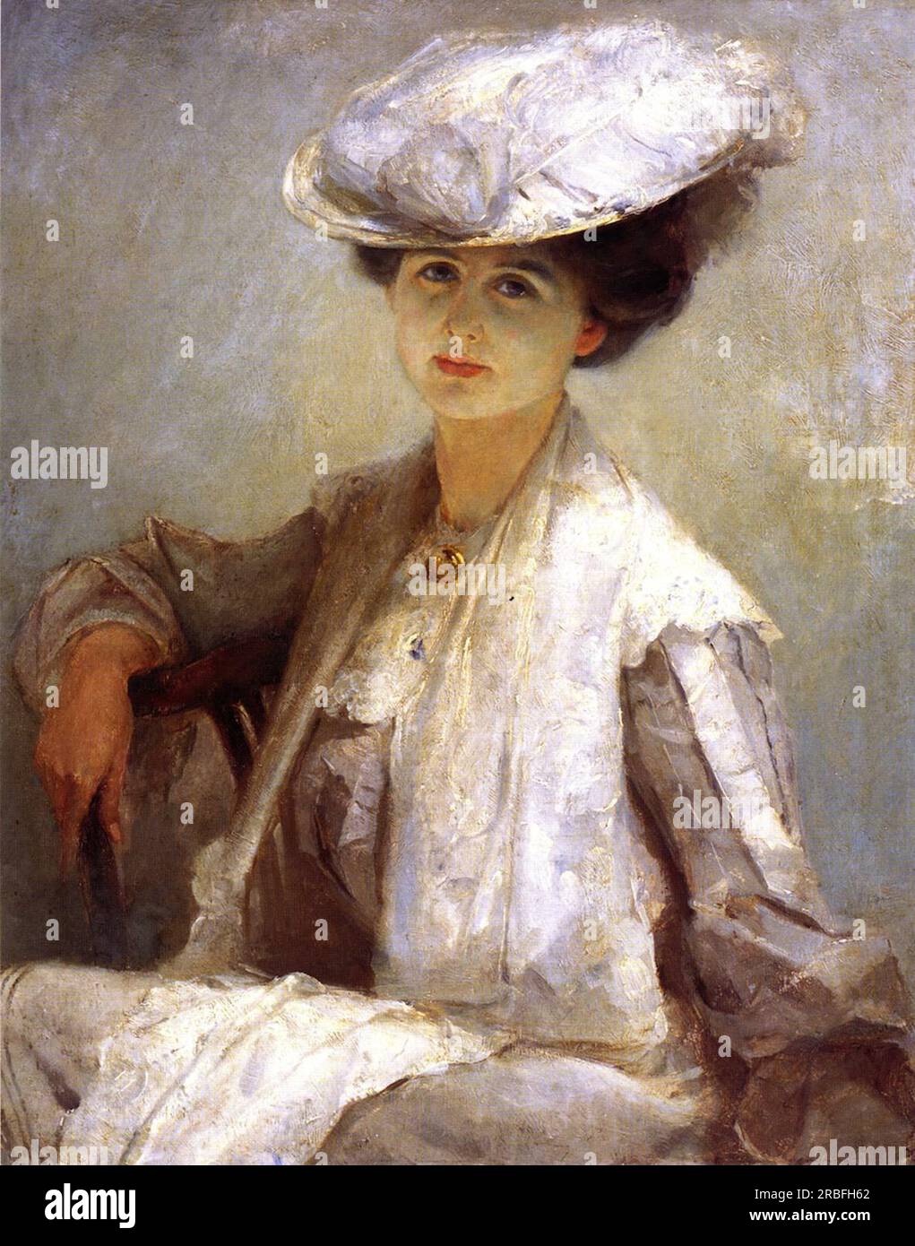 Grey Lady (Mrs. Ince) 1912 de Tom Roberts Banque D'Images