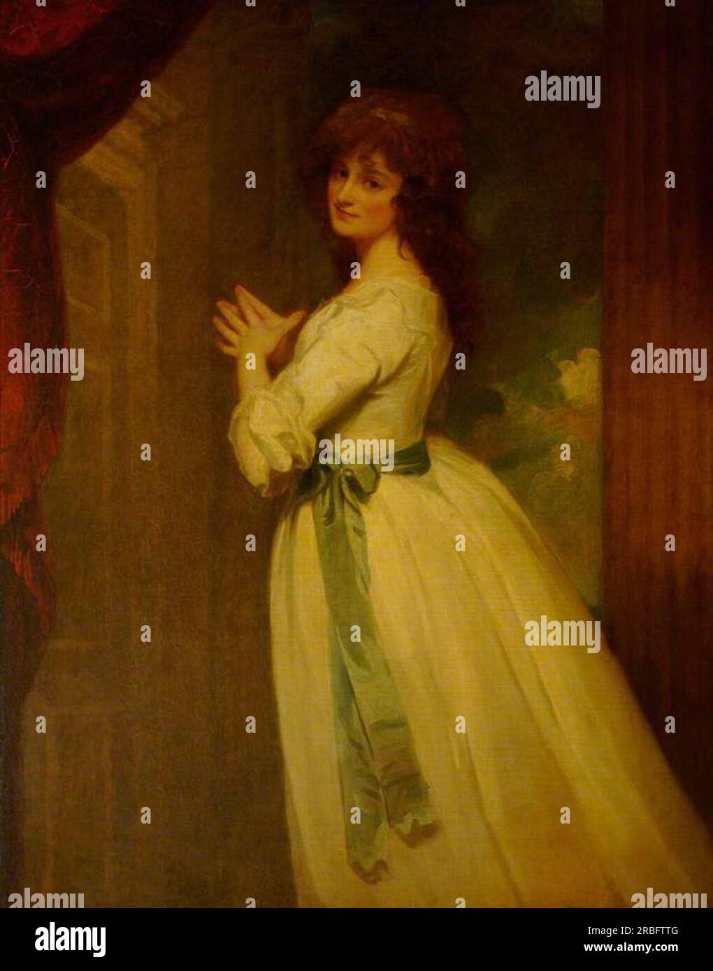 Dorothea Bland (1762-1816), « Mme Jordan », dans le rôle de « Peggy » dans « The Country Girl » 1787 de George Romney Banque D'Images