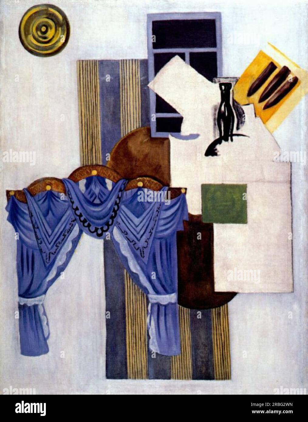 Chambre 1915 par Olga Rozanova Banque D'Images
