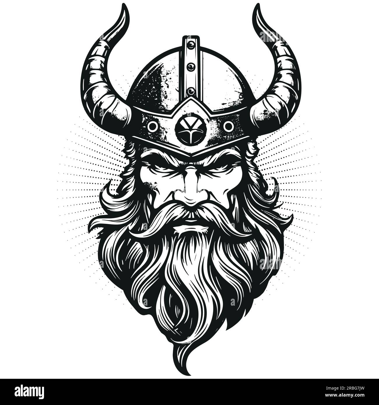 Crâne De Viking Dans Un Casque à Cornes | Vecteur Premium Crâne De Viking Dans Un Casque à Cornes | Vecteur Premium