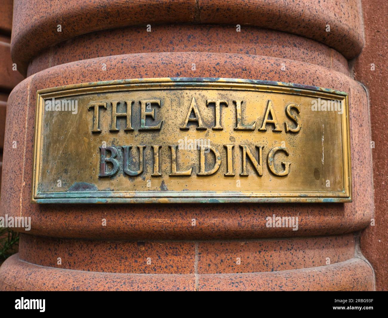 L'Atlas Building dans le centre-ville de Columbus Ohio USA Banque D'Images
