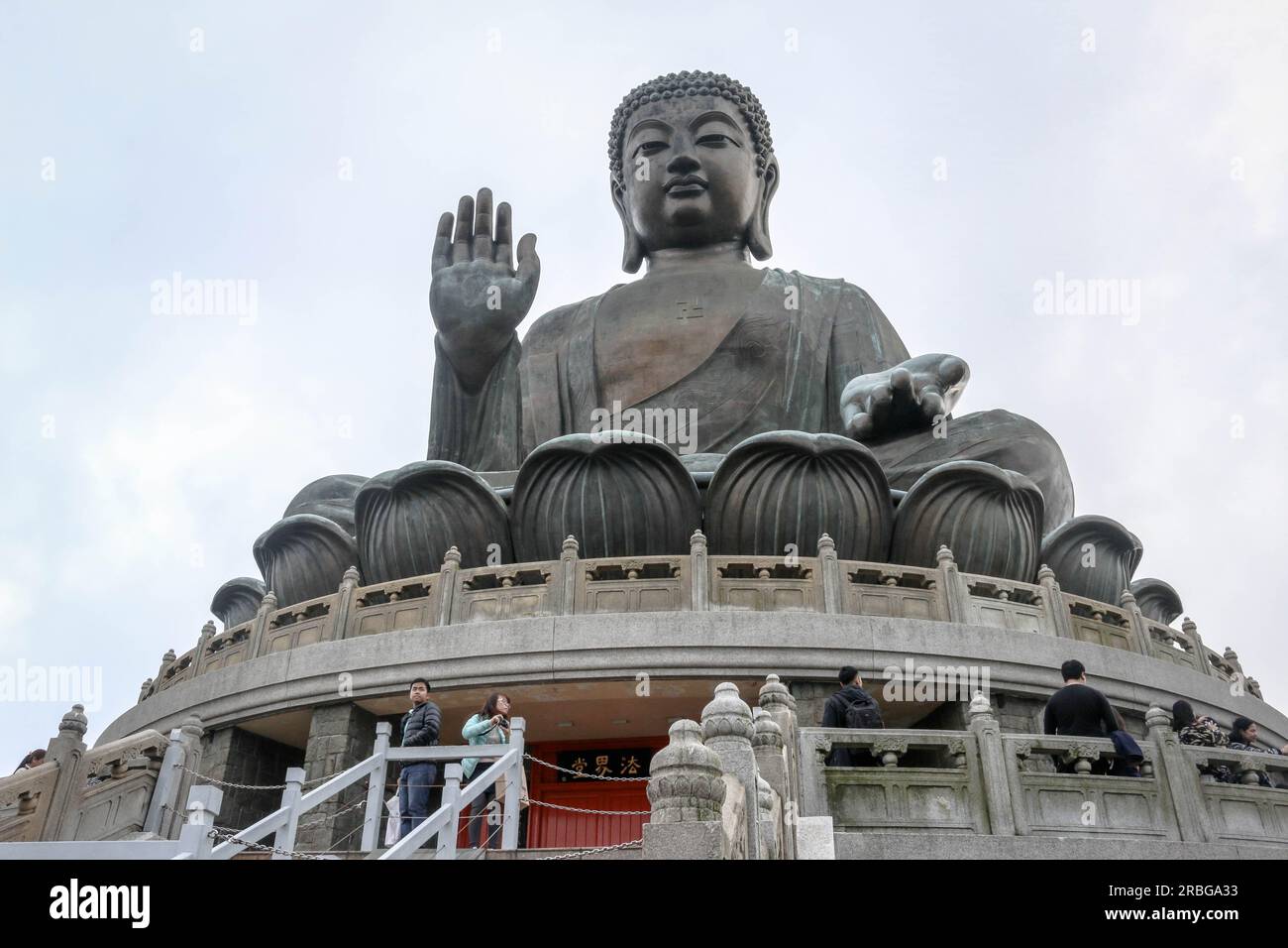 Le Bouddha Tian Tan à Hong Kong, en Chine Banque D'Images