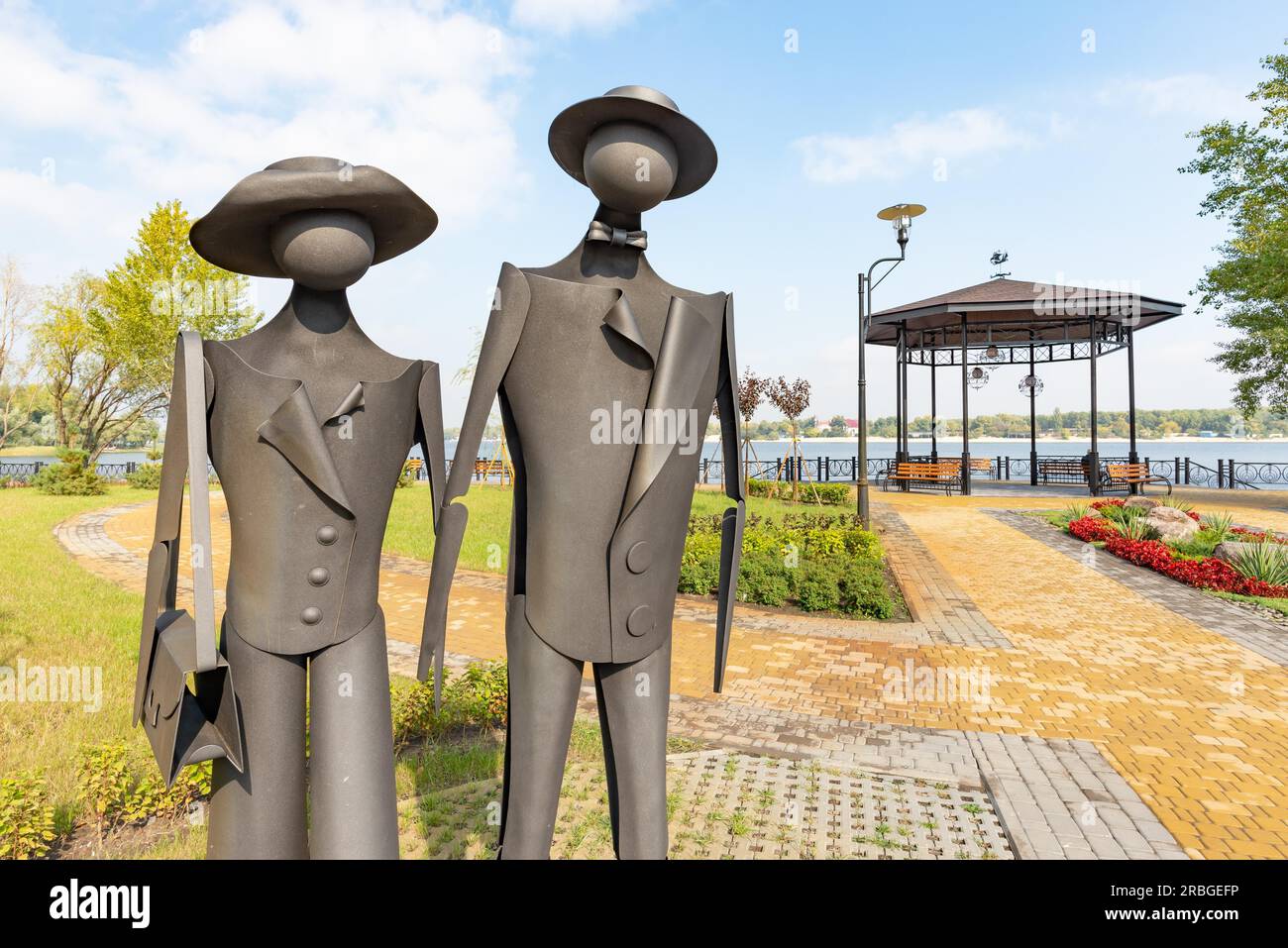 Ukraine, 28 septembre 2018, Sculpture Banque D'Images