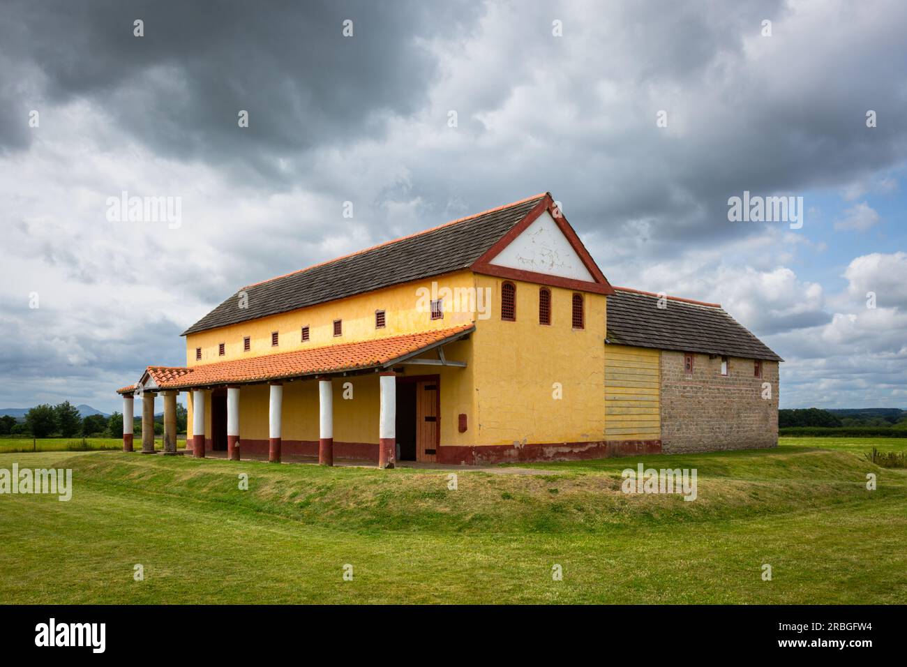 Wroxeter Viroconium Cornoviorum ville romaine, Shropshire Banque D'Images