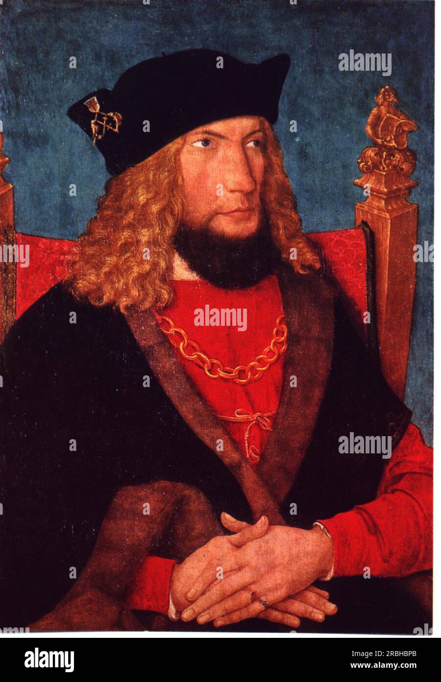 Hans Caspar von Laubberg 1509 par Bernhard Strigel Banque D'Images