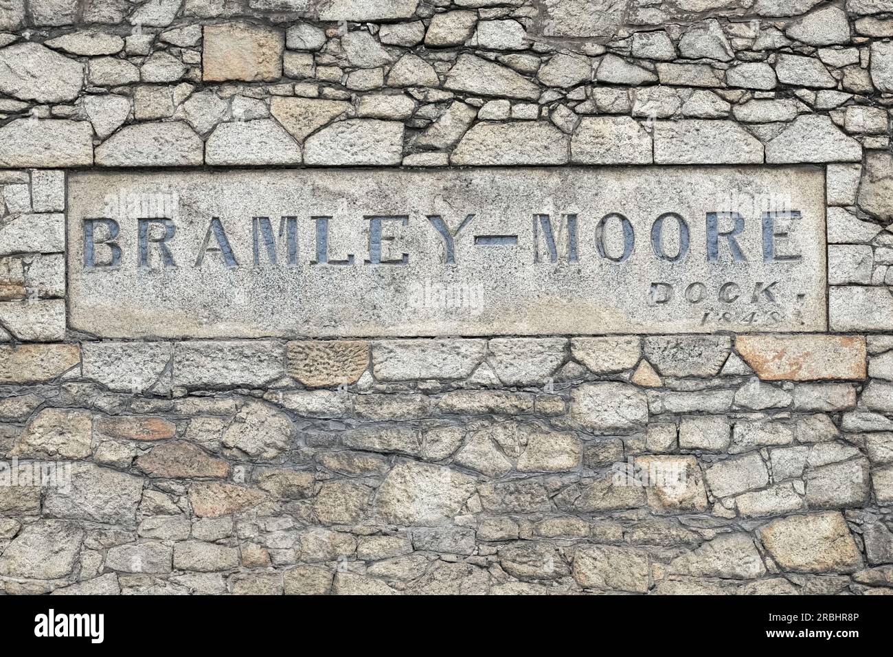 Bramley Moore Dock. Liverpool Banque D'Images