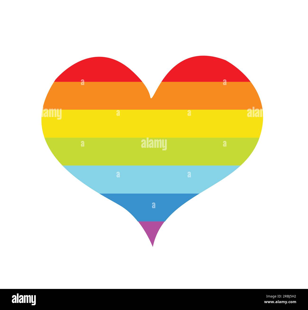 Vecteur de l'identité sexuelle du drapeau arc-en-ciel Illustration de Vecteur