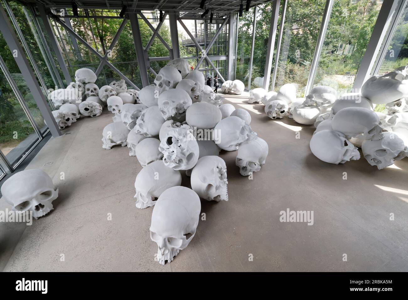RON MUECK À LA FONDATION CARTIER PARIS Banque D'Images