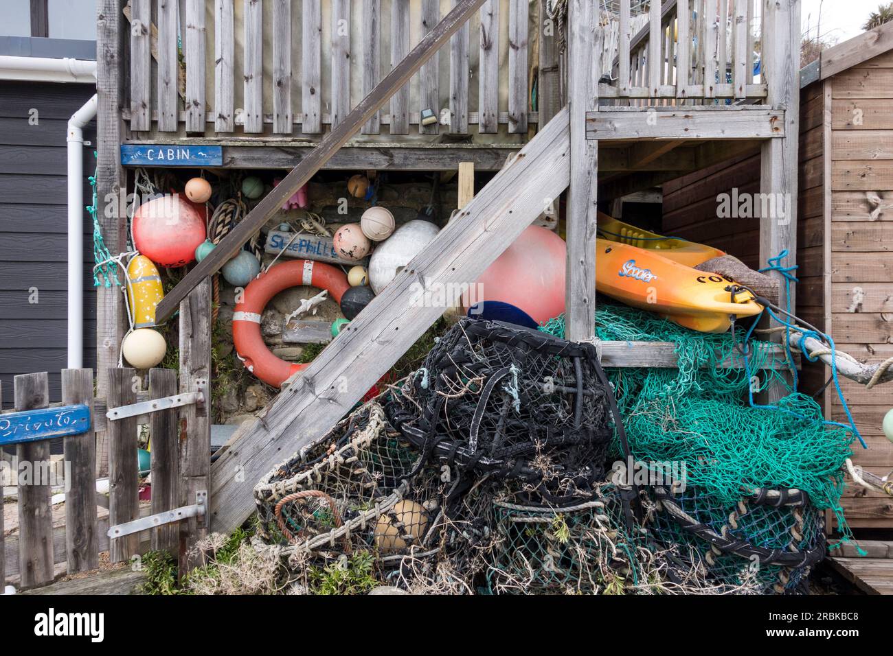 Steephill Cove, Ventnor, île de Wight, Royaume-Uni Banque D'Images