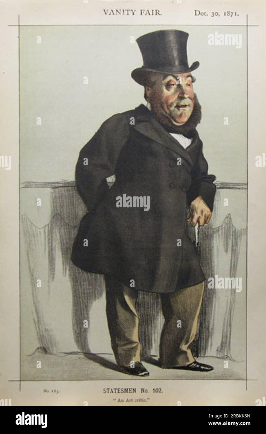 Statesman No.102° - caricature de William Henry Gregory 1871 par James Tissot Banque D'Images