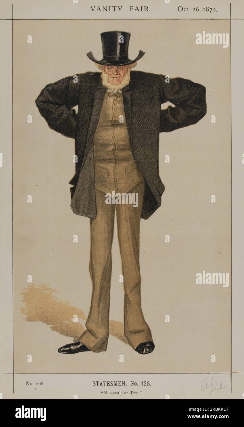 Statesman No.128° - caricature 1872 de James Tissot Banque D'Images