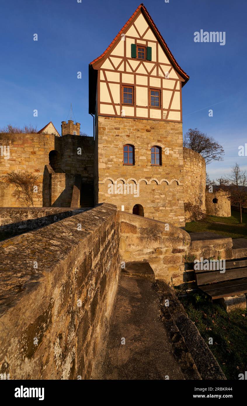 Château de Königsberg en Bavière, district de Hassfurt, Basse-Franconie, Bavière, Allemagne Banque D'Images