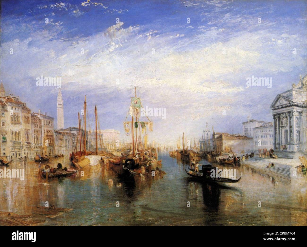 Le Grand Canal, Venise, gravé par William Miller par J.M.W. Turner Banque D'Images