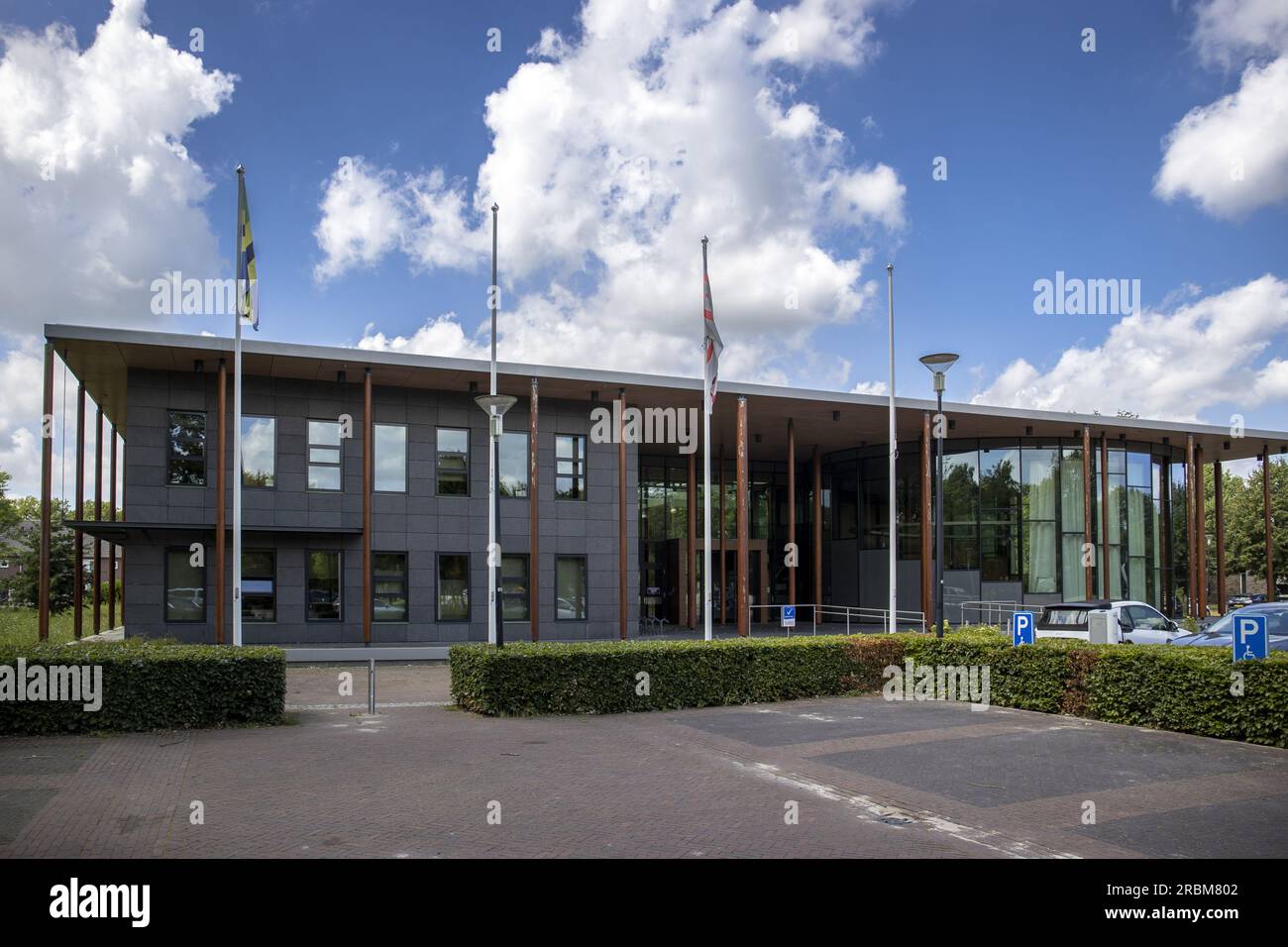 DIEVER - Hôtel de ville de la municipalité de Westerveld, où un loup a été abattu après avoir blessé un éleveur de moutons à Wapse. L'éleveur de moutons a essayé de chasser le loup après avoir découvert qu'il avait tué certains de ses moutons. ANP VINCENT JANNINK netherlands Out - belgique Out Banque D'Images