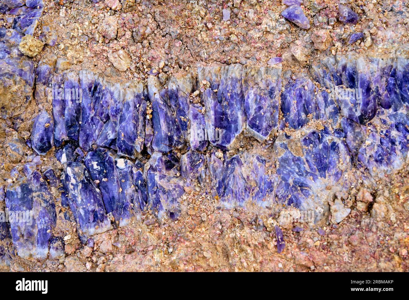 France, Puy-de-Dôme (63), le Vernet-Chaméane, mine d'Améthyste Banque D'Images