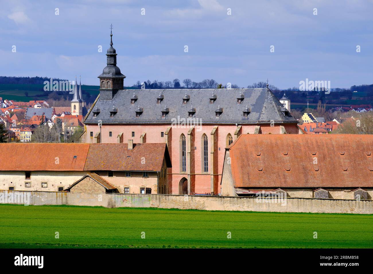 Ancien monastère cistercien Mariaburghausen près de Hassfurt, Hassberge district, Basse-Franconie, Franconie, Bavière, Allemagne Banque D'Images