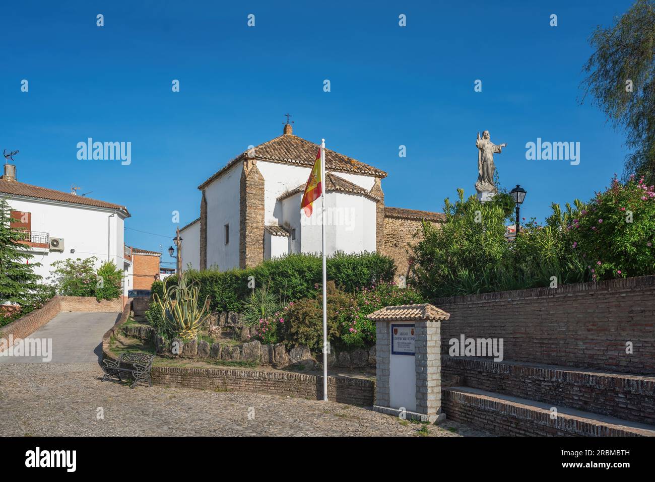 Ermita de Nuestra Senora del Carmen (Hermitage notre-Dame du Mont Carmel) - Setenil de las Bodegas, Andalousie, Espagne Banque D'Images