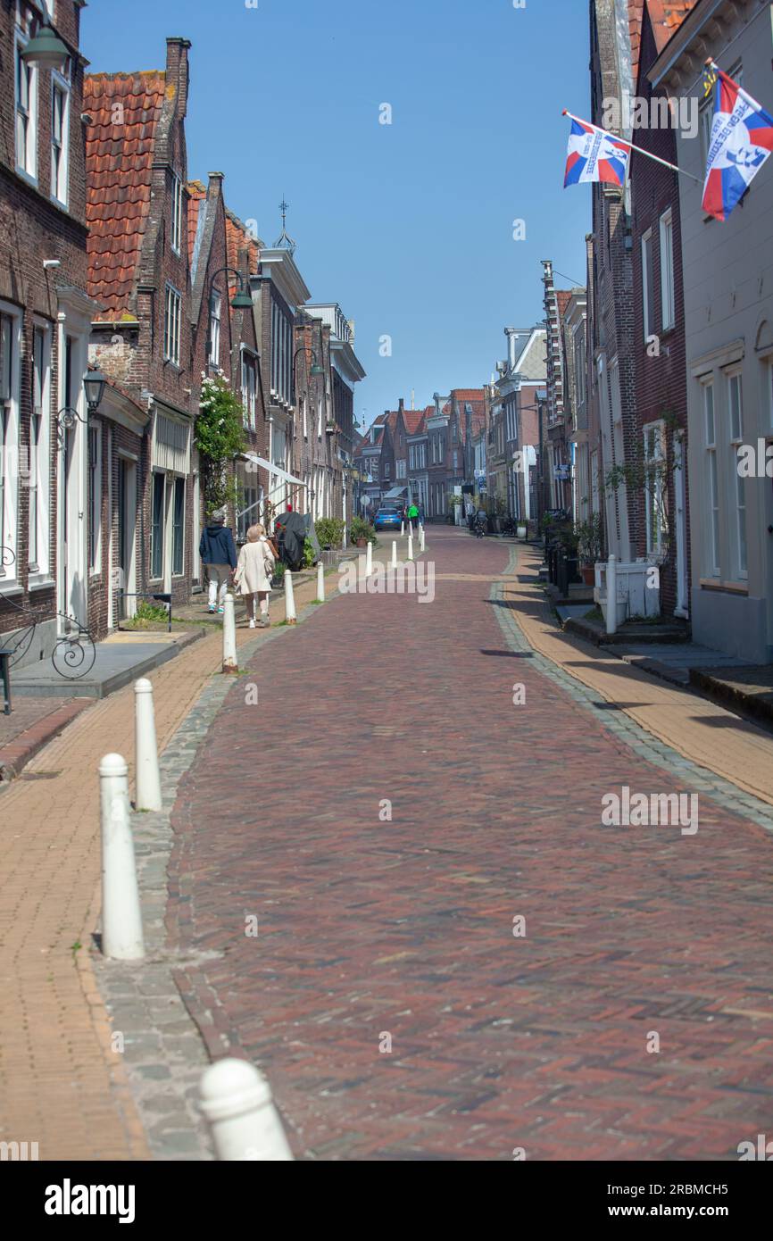 Jiburg, Hoorn, kasteel de Haar, fort Uitermeer, Naarden, Zunderdorp, Begijnhof, Zeedijk, voyage, aventure, Banque D'Images