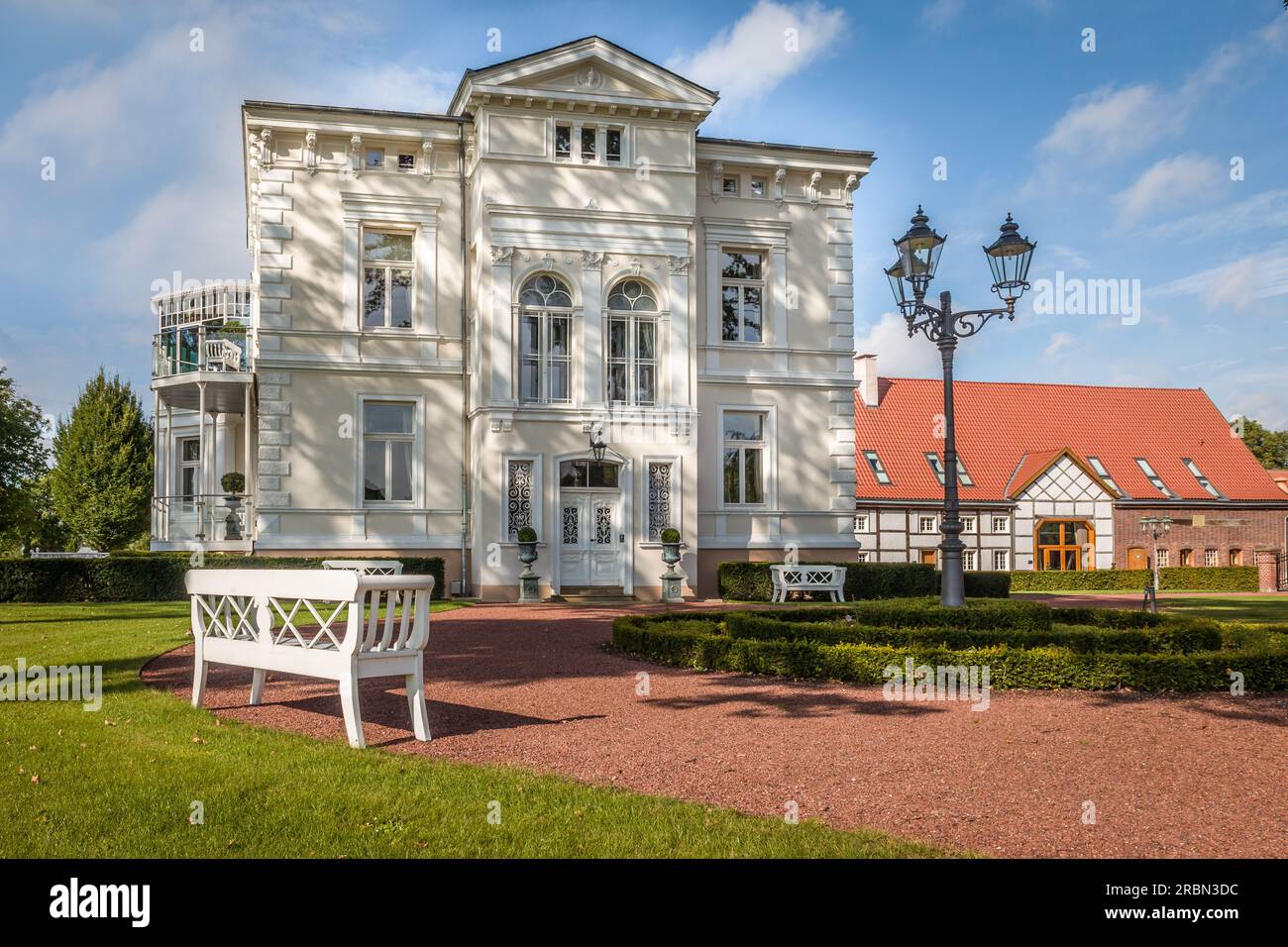 Hôtel particulier de Gut Kump, Hamm, Rhénanie du Nord-Westphalie, Allemagne Banque D'Images