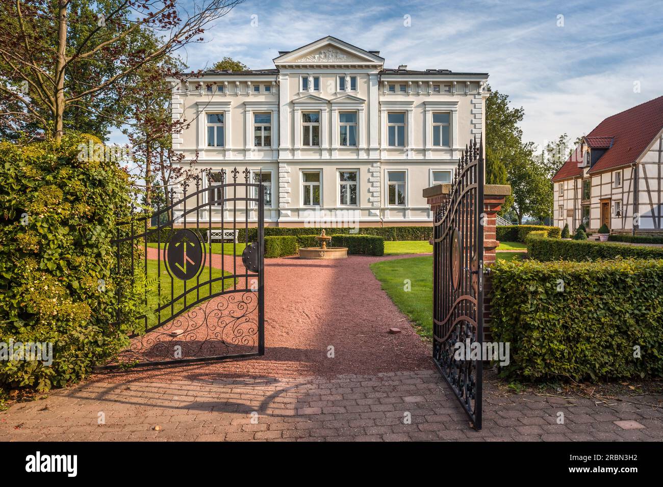 Hôtel particulier de Gut Kump, Hamm, Rhénanie du Nord-Westphalie, Allemagne Banque D'Images