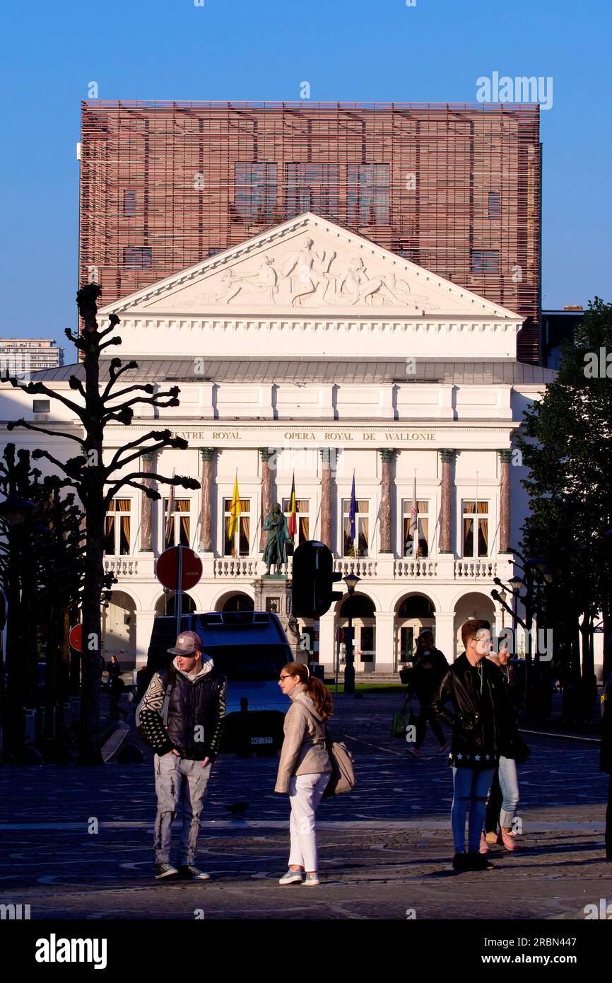 Opéra Royal, Belgique, Liège Banque D'Images