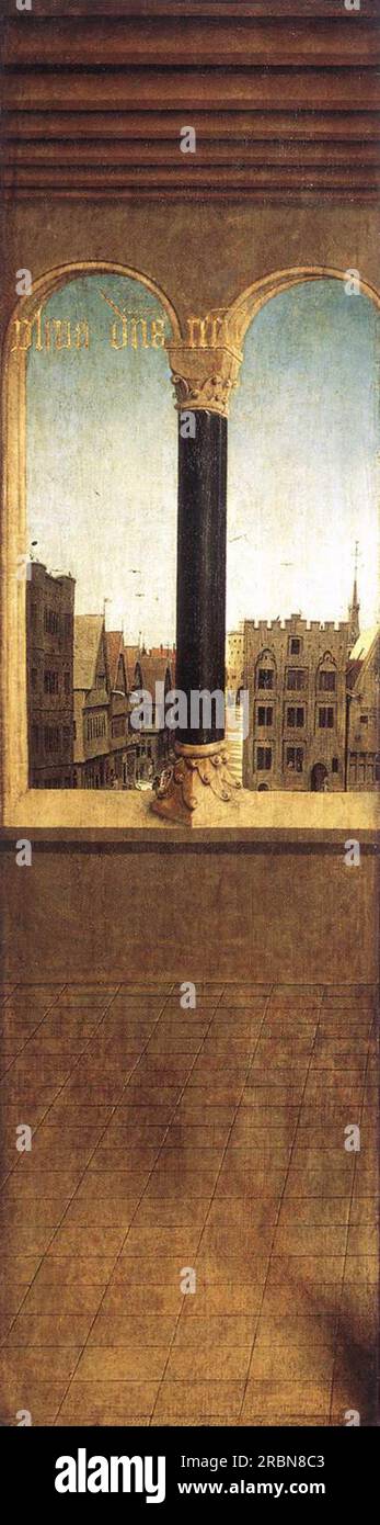Le retable de Gand (détail) 1432 par Jan van Eyck Banque D'Images