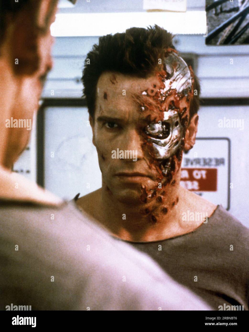 Le film Terminator Arnold Schwarzenegger Banque D'Images