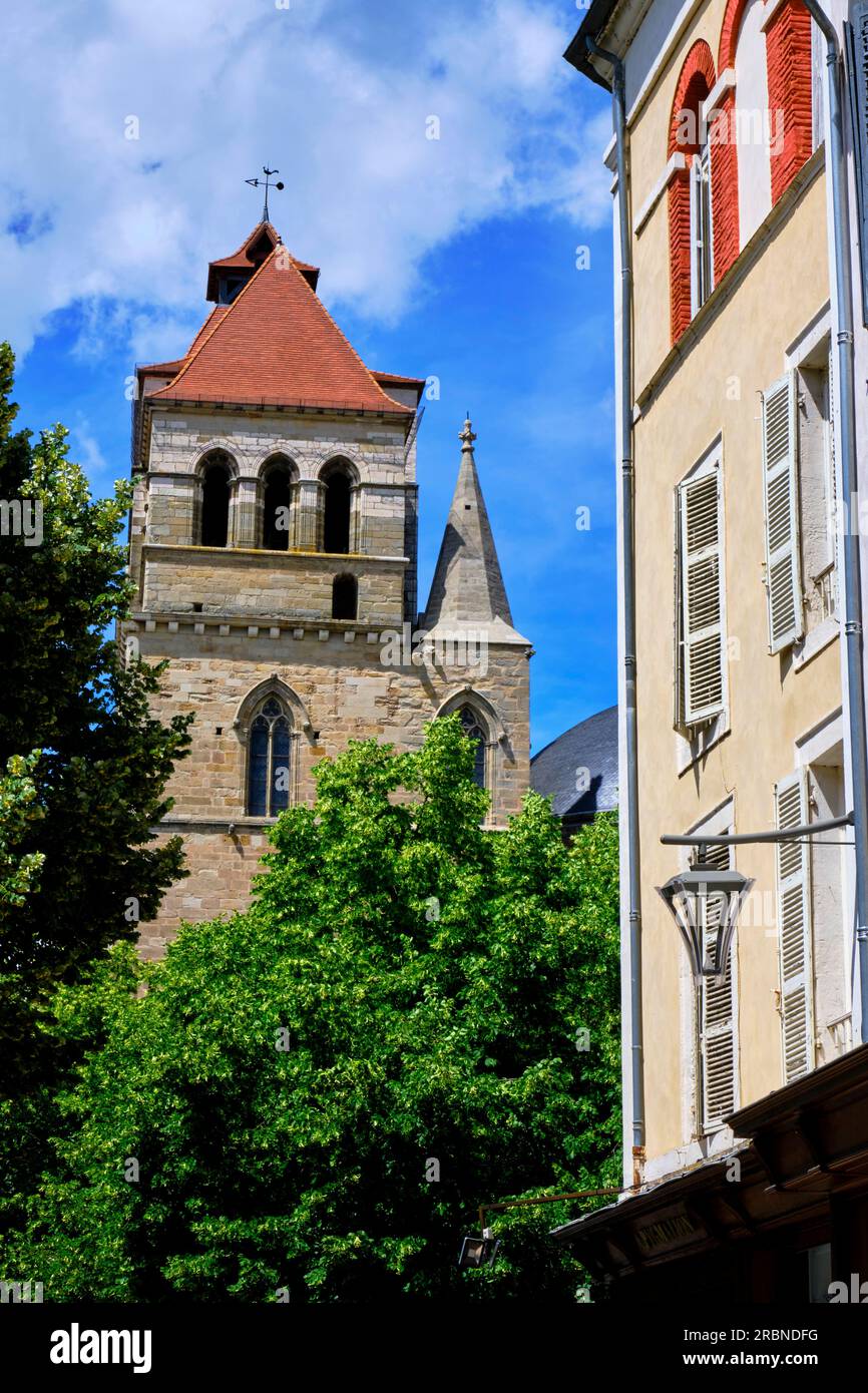 France, Lot (46), Cahors, cathédrale Saint-Etienne, classée au patrimoine mondial par l'UNESCO Vallée du Lot, Quercy Banque D'Images