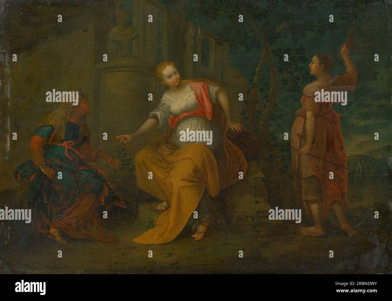 Noemi au carrefour par Adam van Noort Banque D'Images