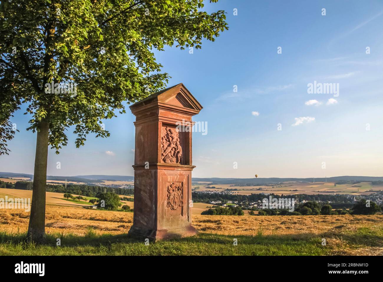 Stations de la Croix à la Chapelle de la Croix près de Bad Camberg, Hesse, Allemagne Banque D'Images