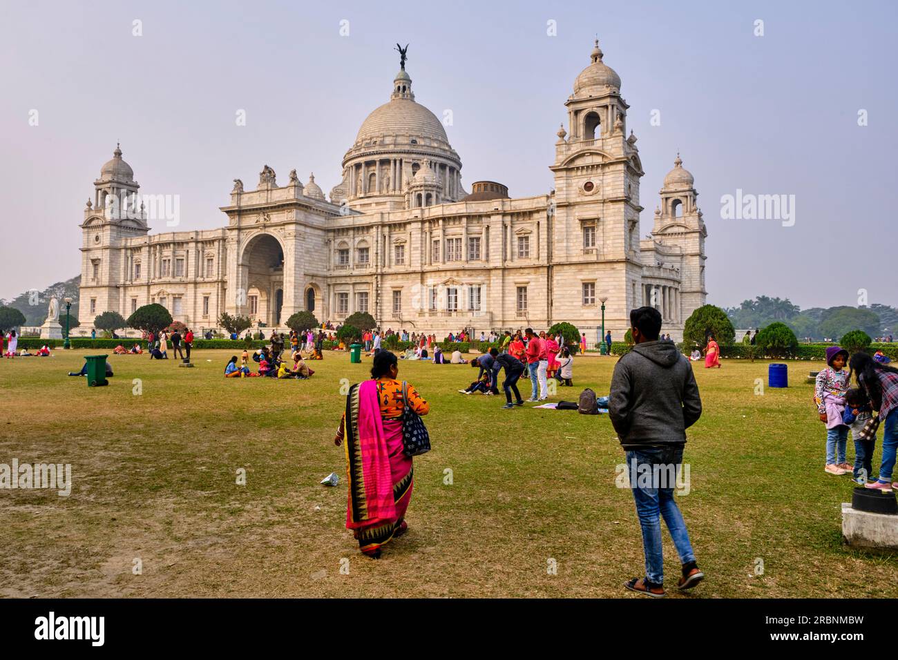 L'Inde, le Bengale occidental, Calcutta, Calcutta, Chowringhee, Victoria Memorial Banque D'Images