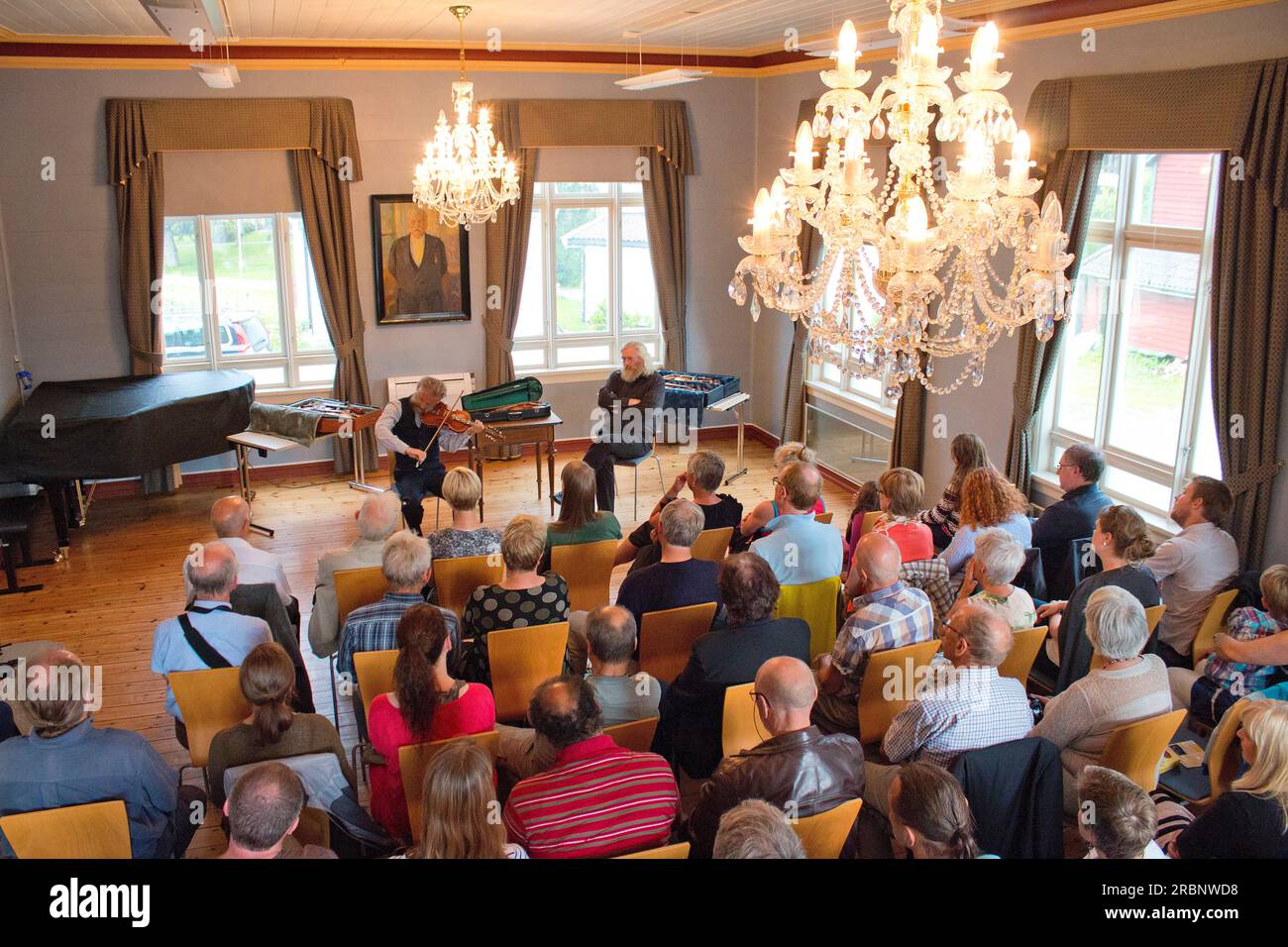 Festival de musique traditionnelle et du monde de Førde, Førde , Norvège Banque D'Images
