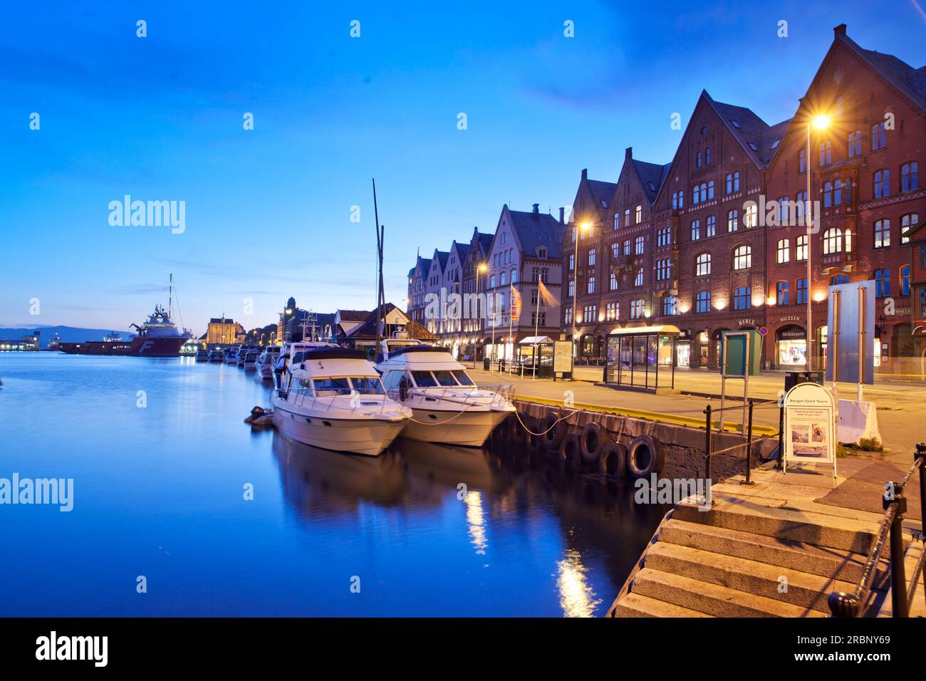 Bryggen, Bergen, Norvège Banque D'Images