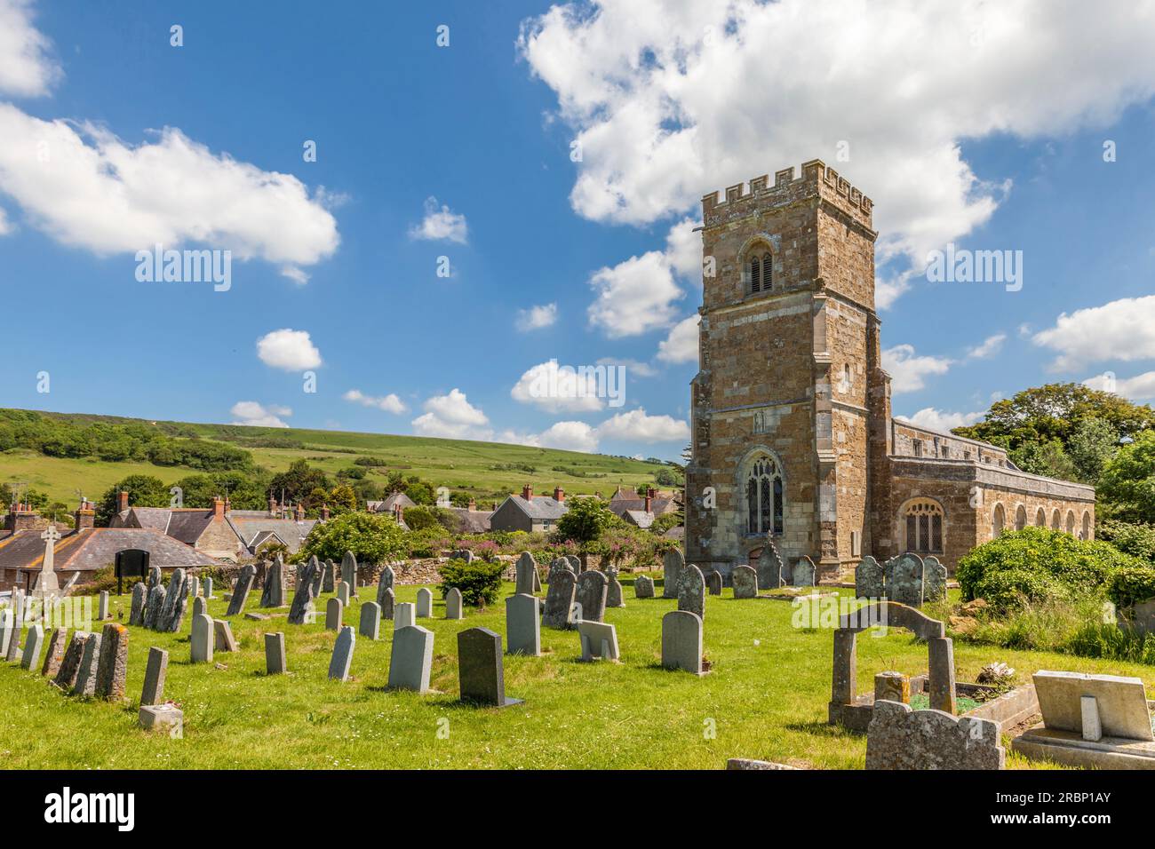 St Nicholas Church, Abbotsbury, Dorset, Angleterre Banque D'Images