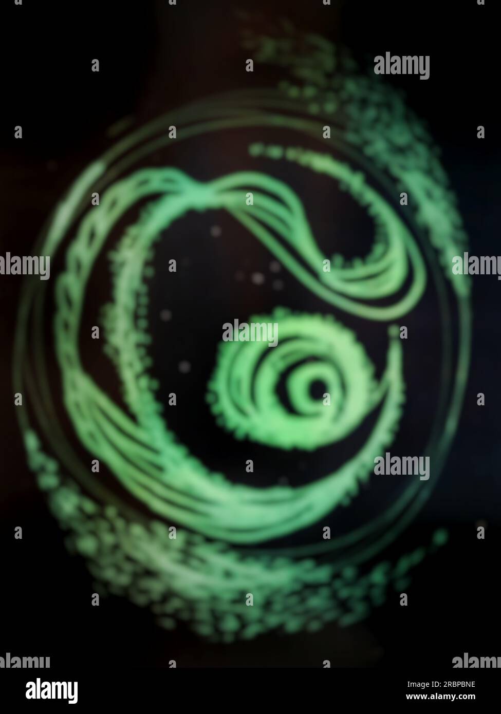 Cycle d'essorage sur la sensation de mouvement. Banque D'Images