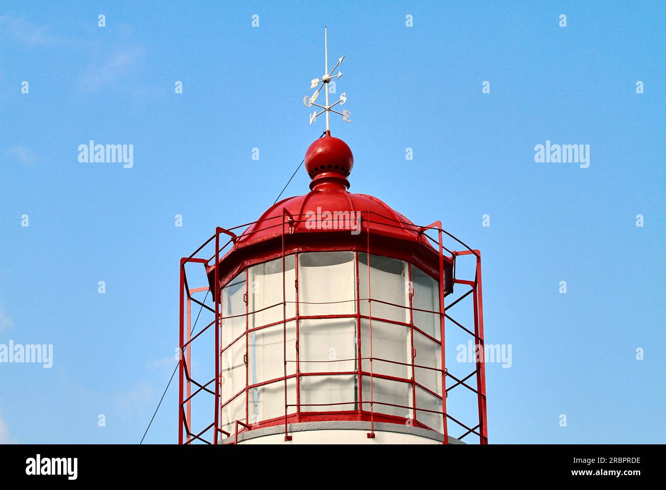 Phare d'Arnel point Nordaste Açores Banque D'Images
