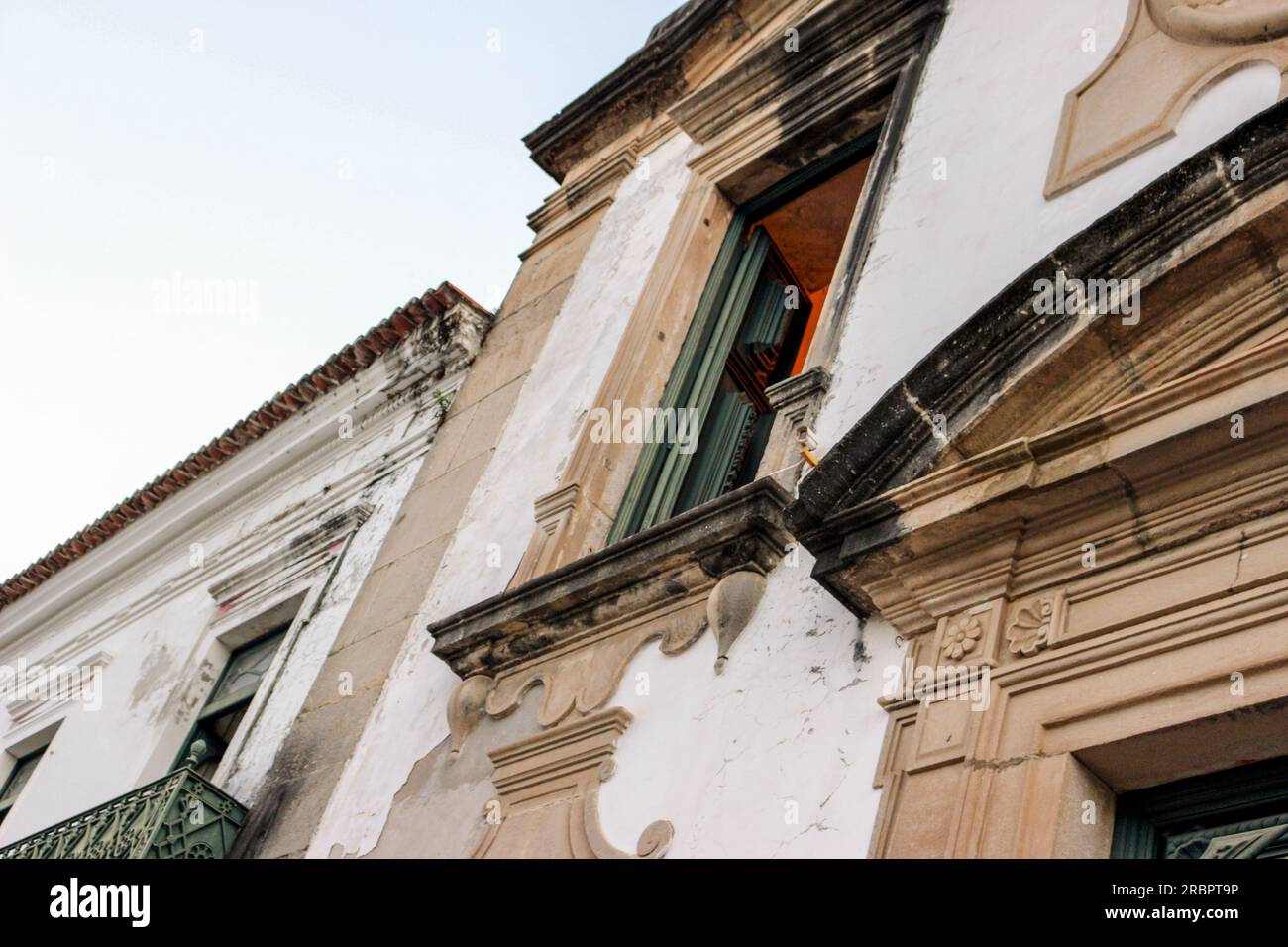 Façade de l'église de São Bento à Olinda Banque D'Images