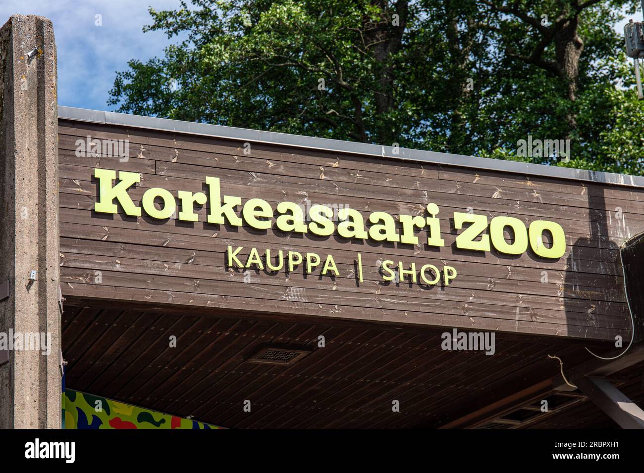 Boutique Korkeasaari Zoo à Helsinki, Finlande Banque D'Images