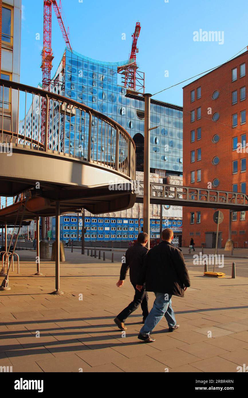 The Elbphilharmonie, Speicherstadt & HafenCity, Hambourg, Allemagne Banque D'Images