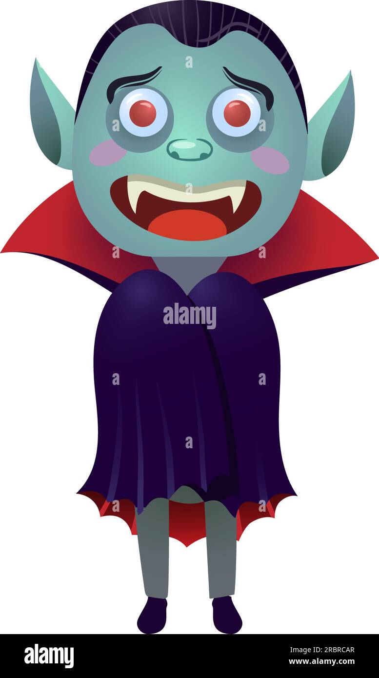 Vampire avec illustration vectorielle d'ailes Illustration de Vecteur