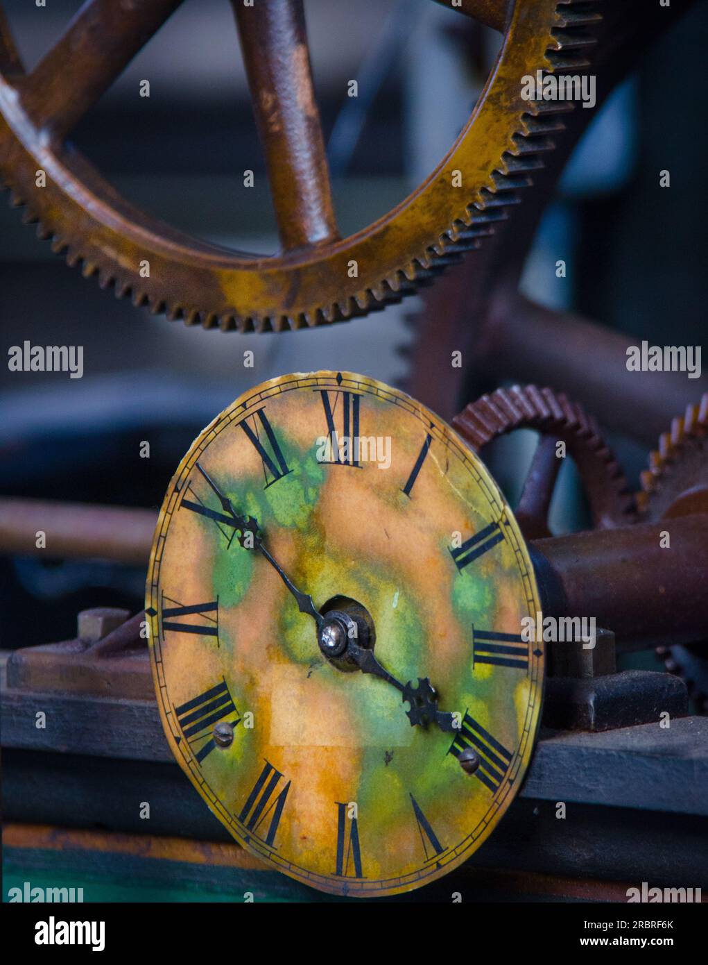 2 mars 2013 - Baltimore, Maryland : il s'agit d'une petite horloge de réglage de l'horloge géante dans la tour Bromo à Baltimiore. Banque D'Images