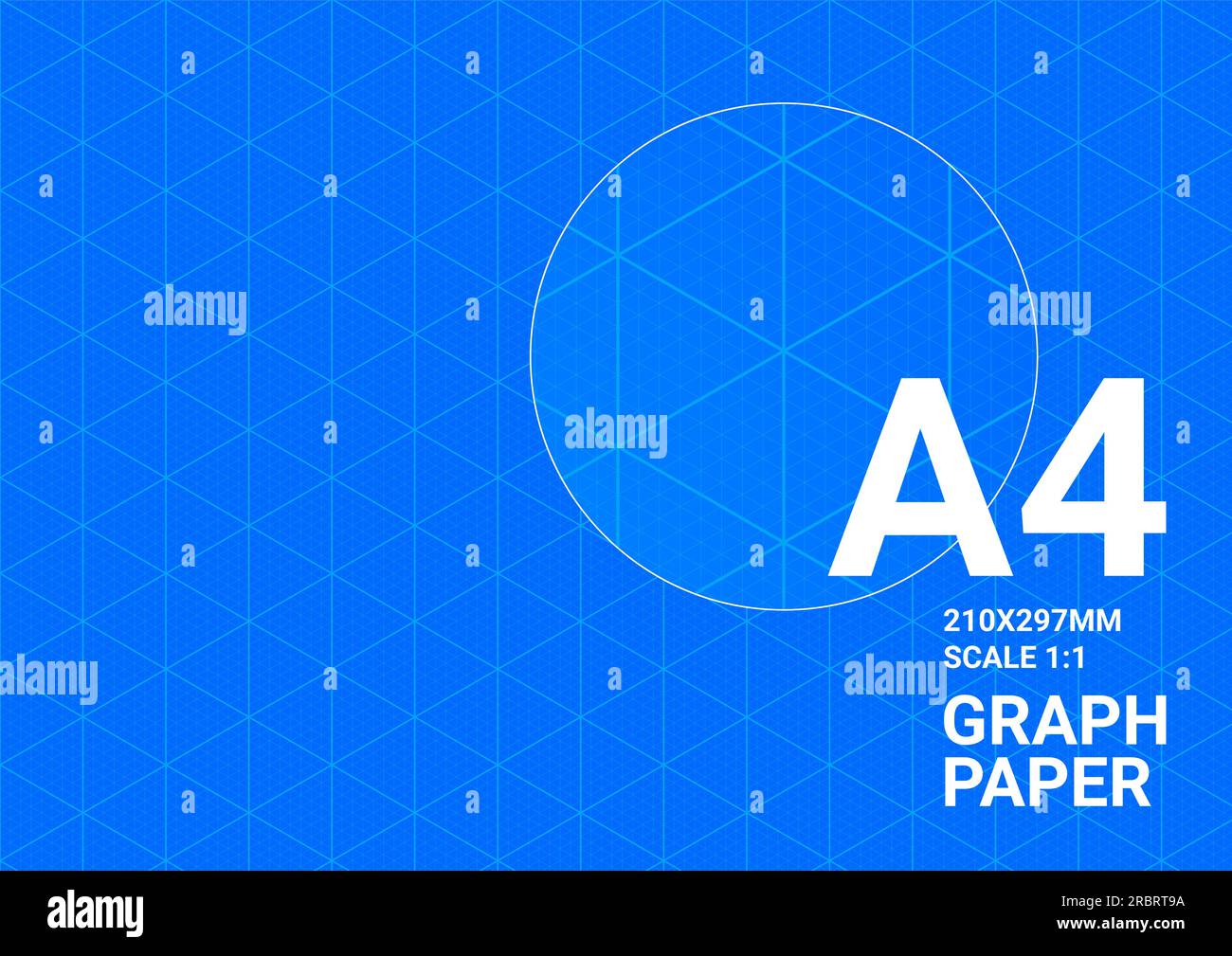 Fond de plan, papier millimétré A4, plan de grille d'impression bleu  vecteur Image Vectorielle Stock - Alamy