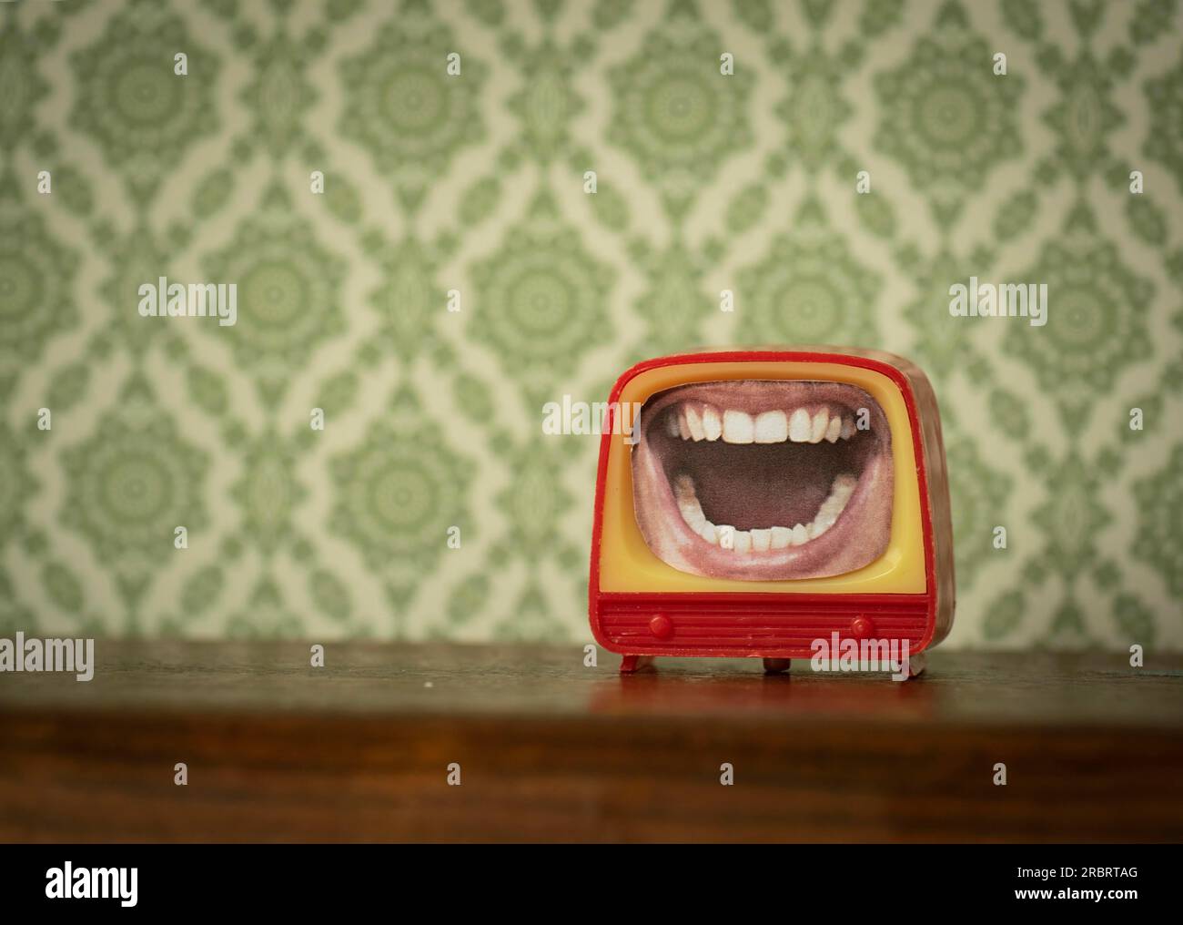 Laughing Toy TV Banque D'Images