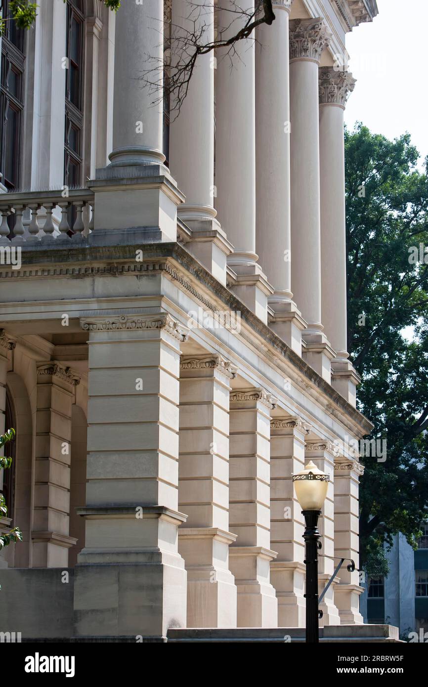 Le Capitole de l'État de Géorgie, à Atlanta, en Géorgie, aux États-Unis, est un bâtiment architectural et historique important. Il a été nommé Banque D'Images
