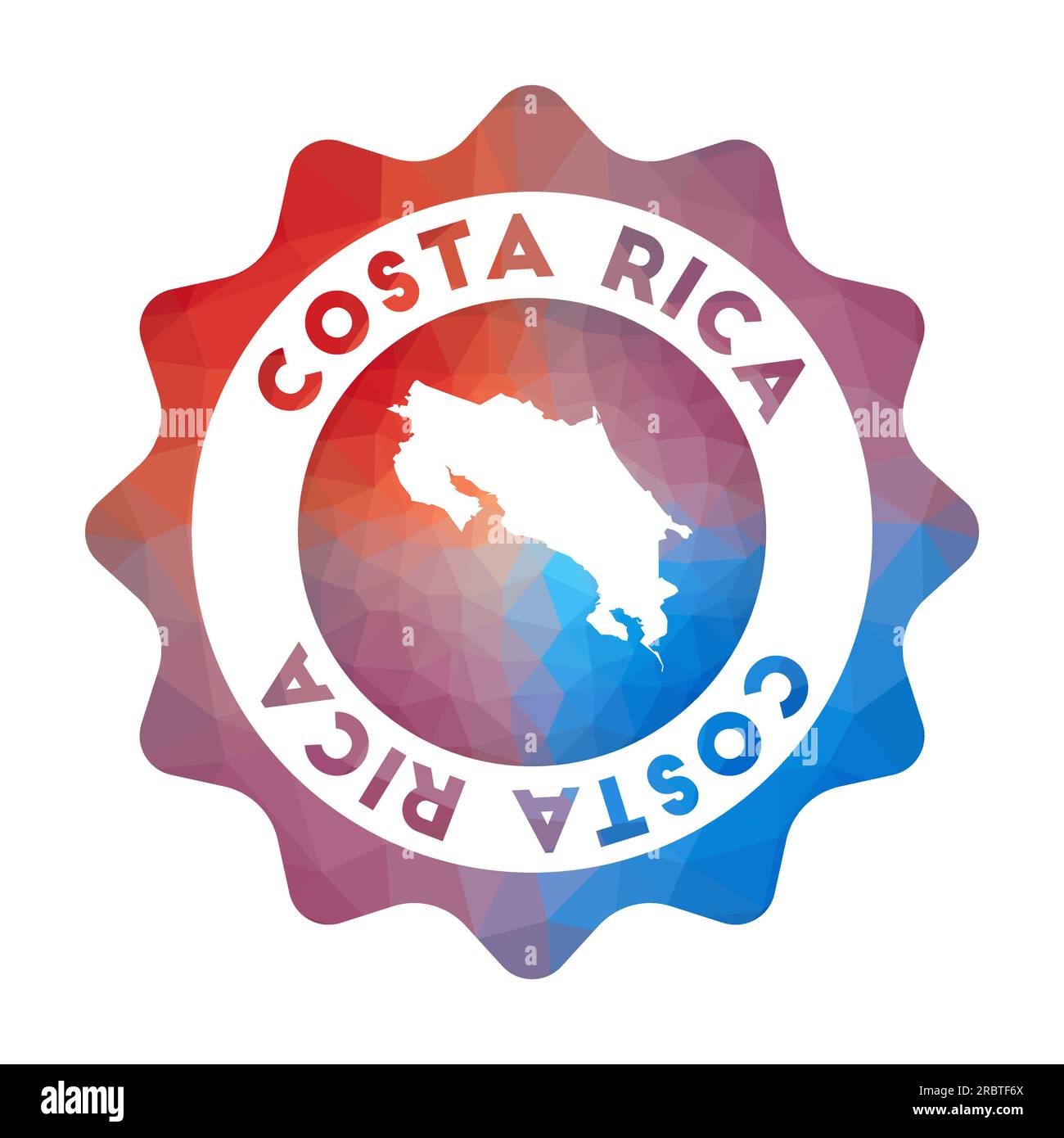 Mapa de costa rica en el mapa Banque de photographies et d’images à ...