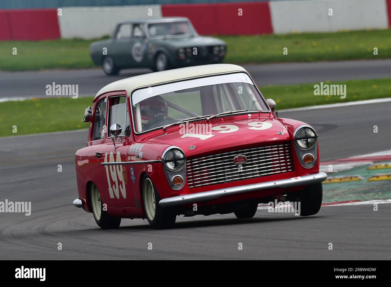 Robert Burdett, Austin A40 Speedwell, un événement mettant en vedette deux grilles distinctes, DRHC Dunlop Allstars pour les voitures de sport, GT et Touring pré-1966. L'Allsta Banque D'Images