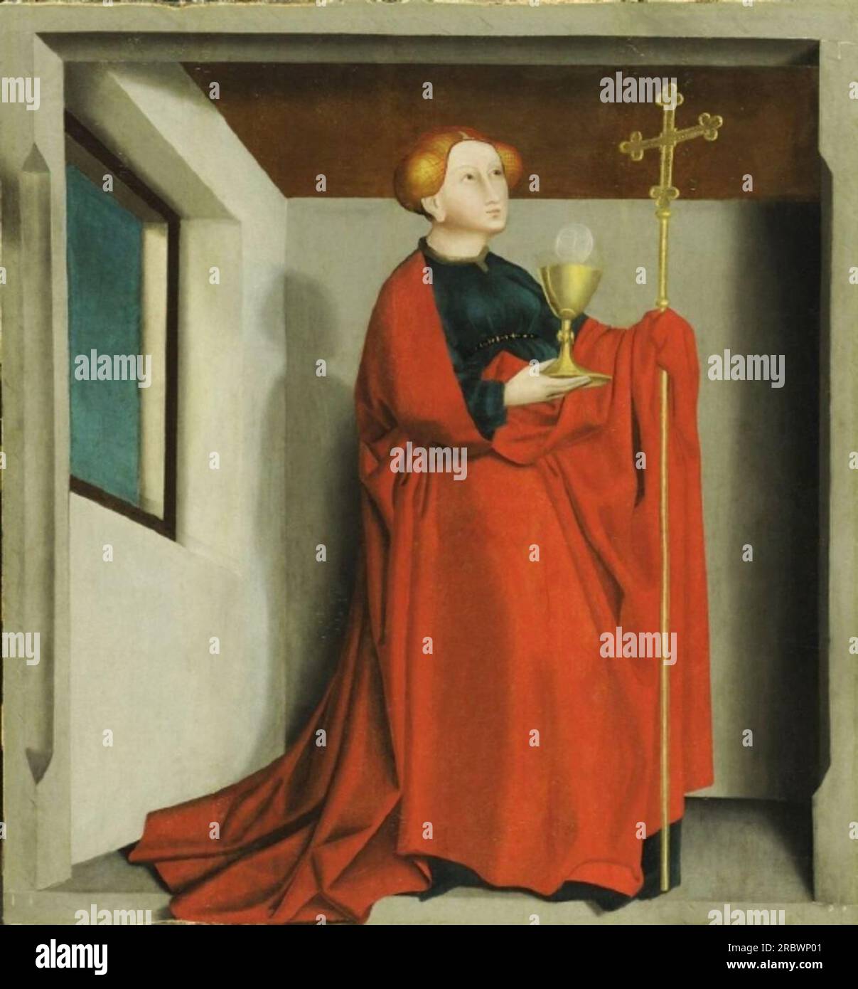 Ecclesia 1440 de Konrad Witz Banque D'Images