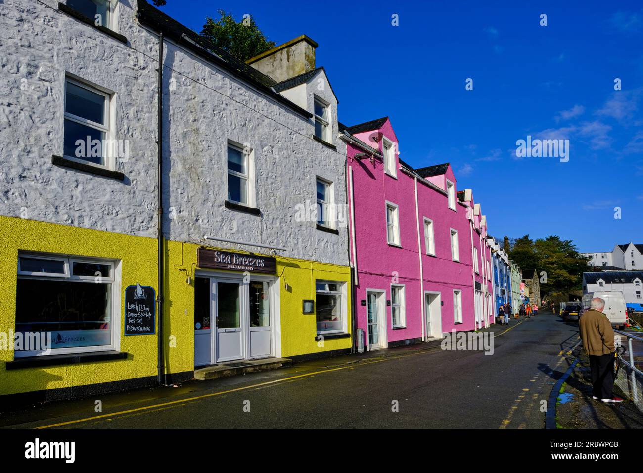 Royaume-Uni, Écosse, île de Skye, port de pêche de Portree Banque D'Images